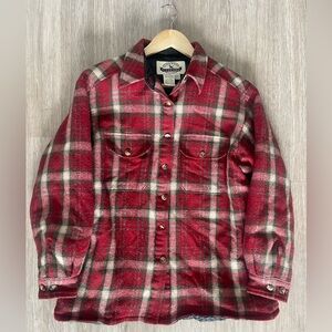 Vintage Eddie Bauer Legends Insulated Plaid Flannel Jacket | Cabincore